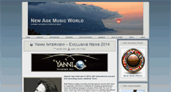 Desktop Screenshot of newagemusicworld.com