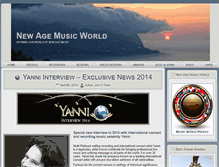 Tablet Screenshot of newagemusicworld.com